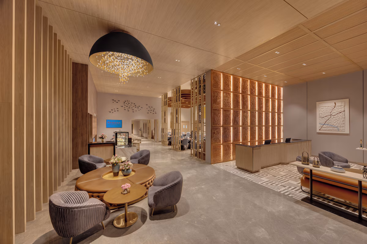 Completed lobby